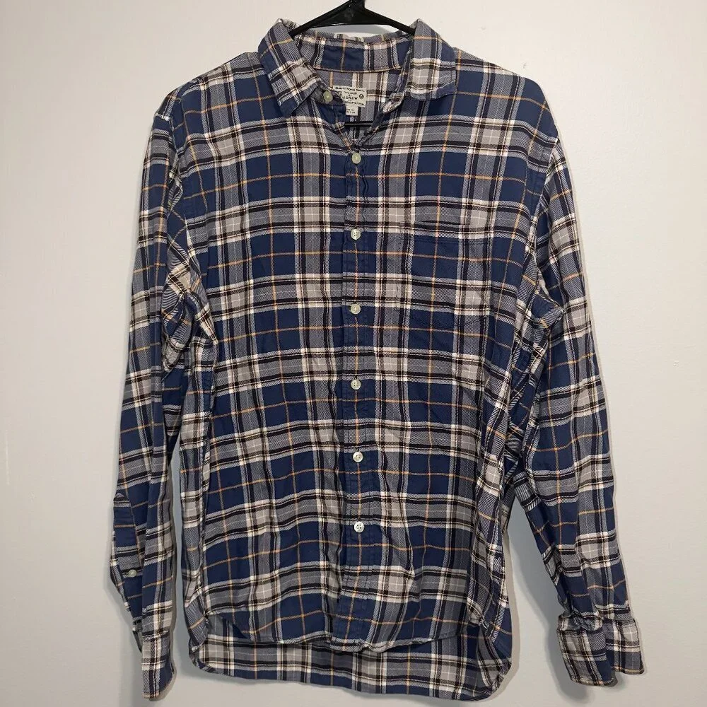 J.Crew Men’s Button Up Shirt Size Medium Long Sleeve Plaid